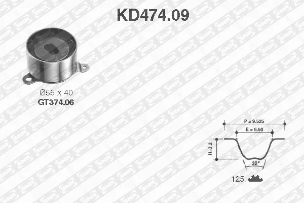 Timing Belt Kit (KD474.09)