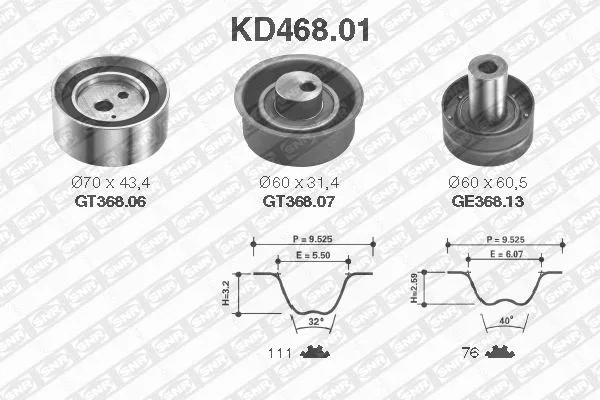 Timing Belt Kit (KD468.01)