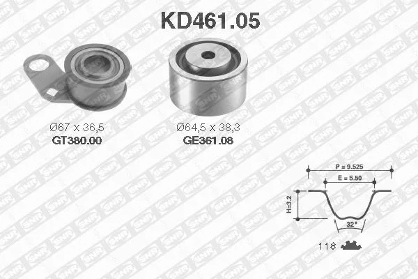 Timing Belt Kit (KD461.05)