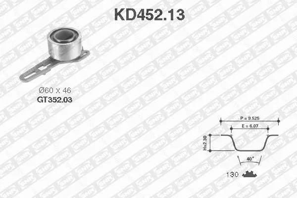 Timing Belt Kit (KD452.13)
