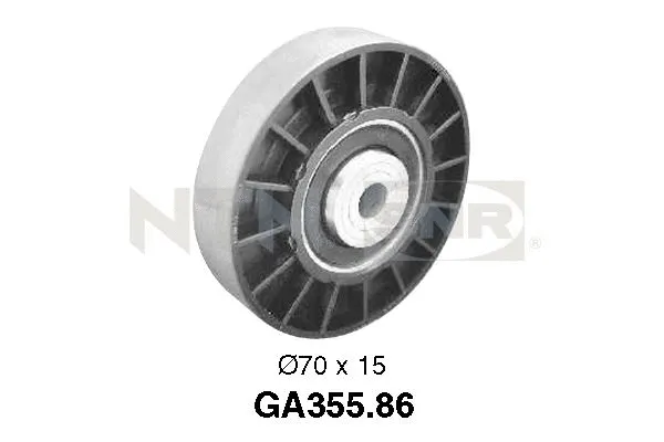 Deflection/Guide Pulley, V-ribbed belt (GA355.86)