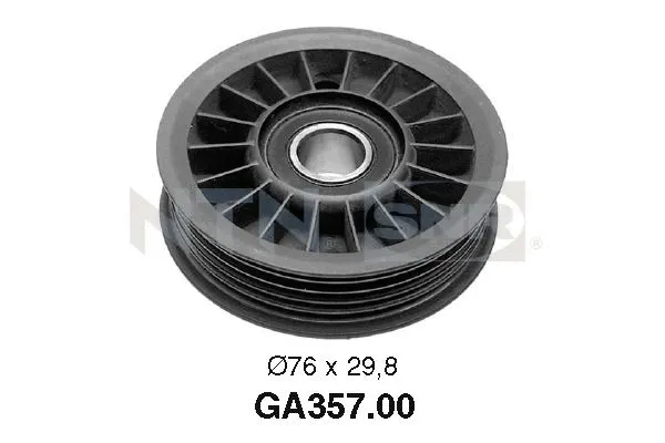 Tensioner Pulley, V-ribbed belt (GA357.00)
