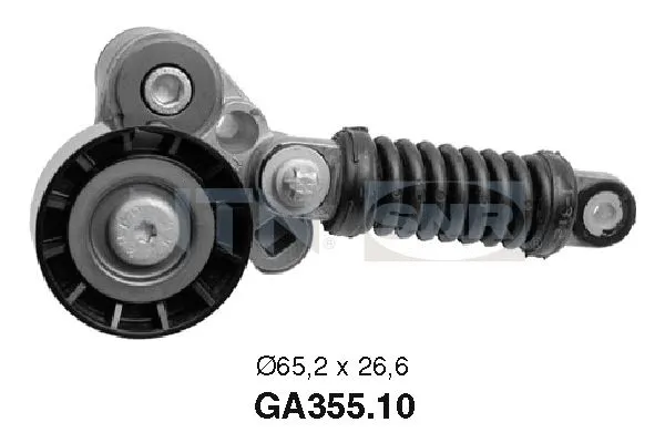 Tensioner Pulley, V-ribbed belt (GA355.10)