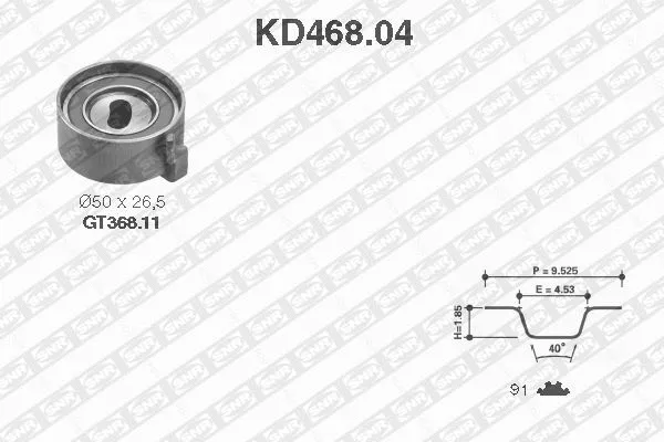 Timing Belt Kit (KD468.04)