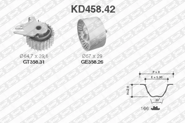 Timing Belt Kit (KD458.42)