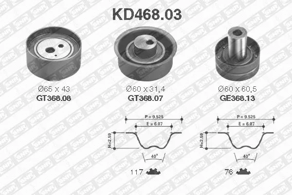 Timing Belt Kit (KD468.03)
