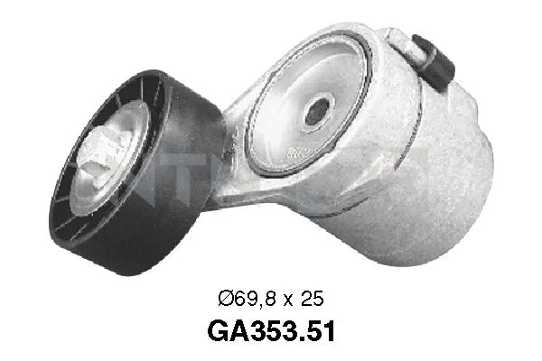 Tensioner Pulley, V-ribbed belt (GA353.51)