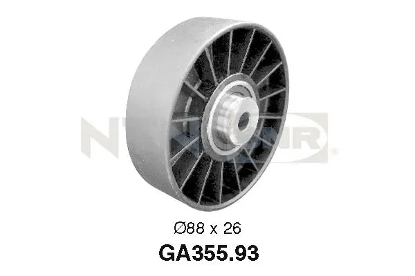 Deflection/Guide Pulley, V-ribbed belt (GA355.93)