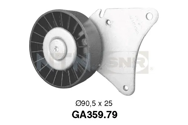 Deflection/Guide Pulley, V-ribbed belt (GA359.79)