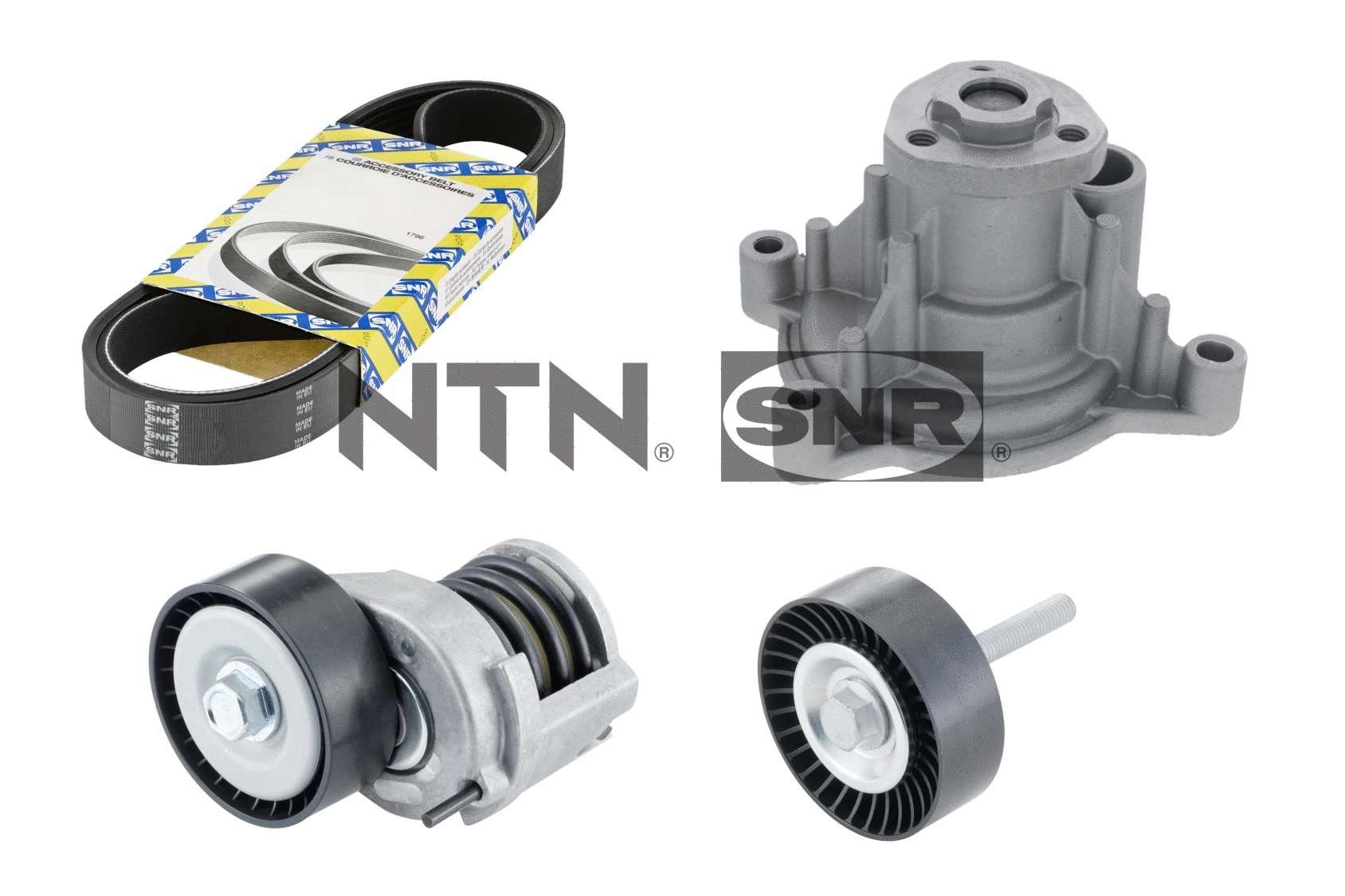 Water Pump + V-Ribbed Belt Kit (KAP857.141)