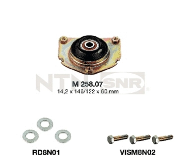 Repair Kit, suspension strut support mount (KB658.08)