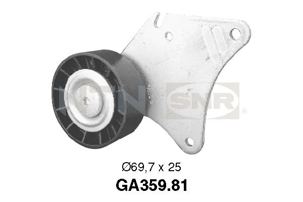 Deflection/Guide Pulley, V-ribbed belt (GA359.81)
