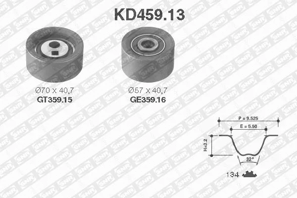 Timing Belt Kit (KD459.13)