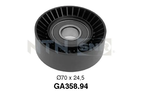 Deflection/Guide Pulley, V-ribbed belt (GA358.94)