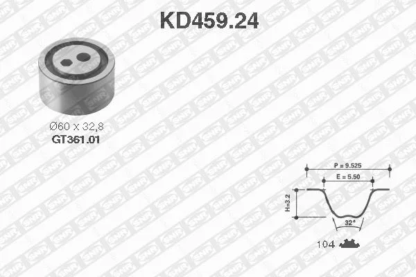 Timing Belt Kit (KD459.24)