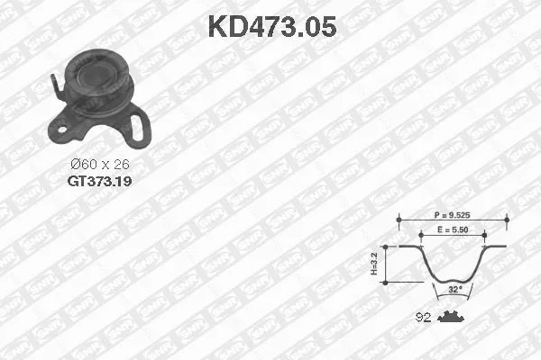 Timing Belt Kit (KD473.05)