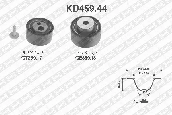 Timing Belt Kit (KD459.44)