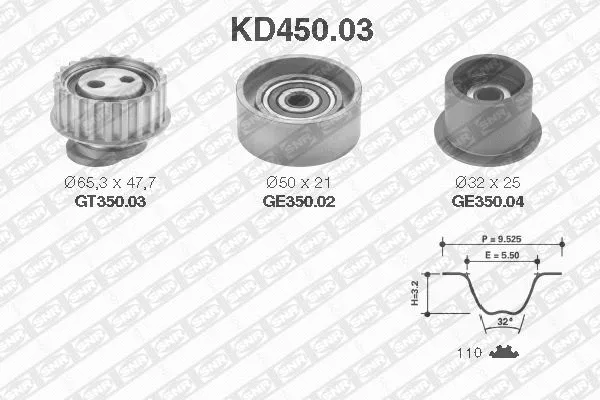 Timing Belt Kit (KD450.03)