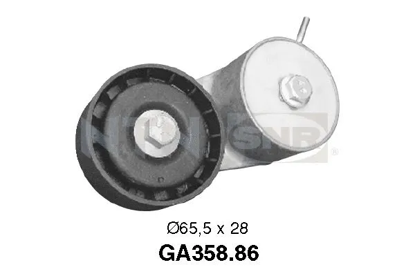 Tensioner Pulley, V-ribbed belt (GA358.86)
