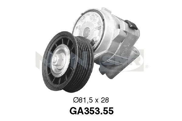 Tensioner Pulley, V-ribbed belt (GA353.55)