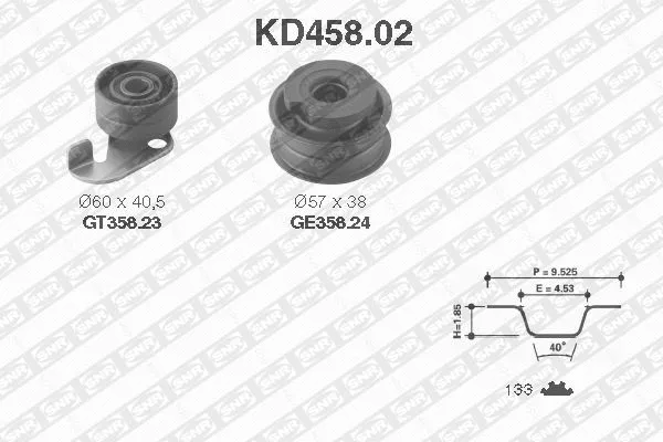 Timing Belt Kit (KD458.02)