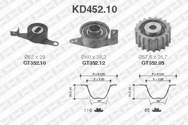 Timing Belt Kit (KD452.10)