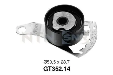 Tensioner Pulley, timing belt (GT352.14)