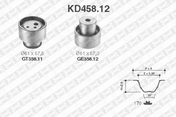 Timing Belt Kit (KD458.12)