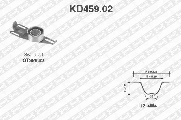 Timing Belt Kit (KD459.02)