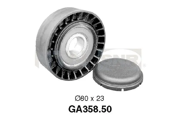 Deflection/Guide Pulley, V-ribbed belt (GA358.50)