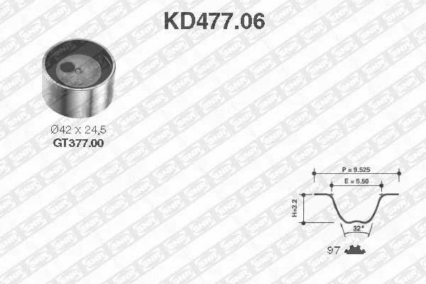 Timing Belt Kit (KD477.06)