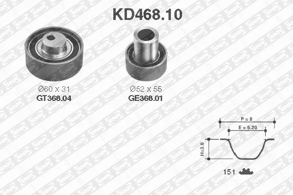 Timing Belt Kit (KD468.10)