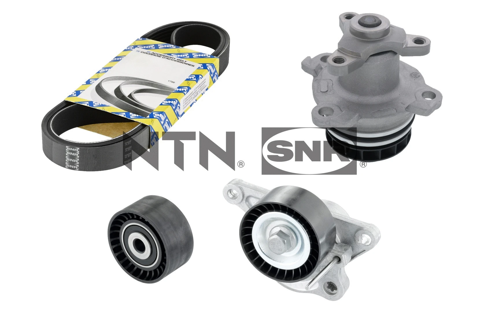 Water Pump + V-Ribbed Belt Kit (KAP855.180)