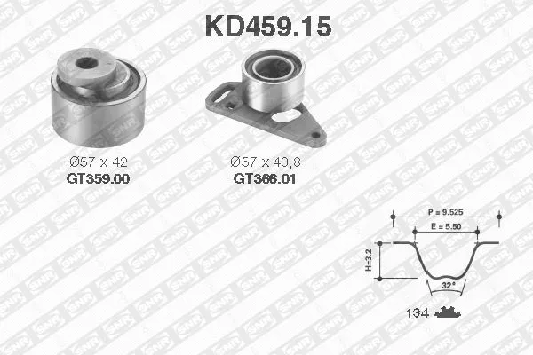 Timing Belt Kit (KD459.15)