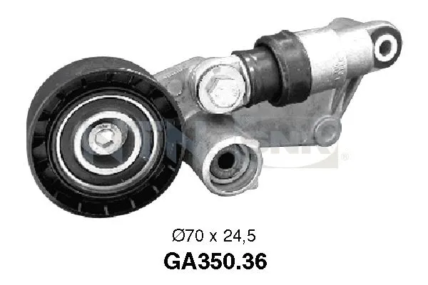 Tensioner Pulley, V-ribbed belt (GA350.36)