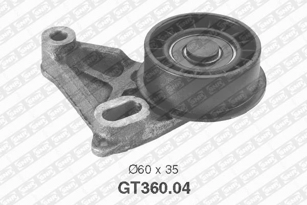 Tensioner Pulley, timing belt (GT360.04)