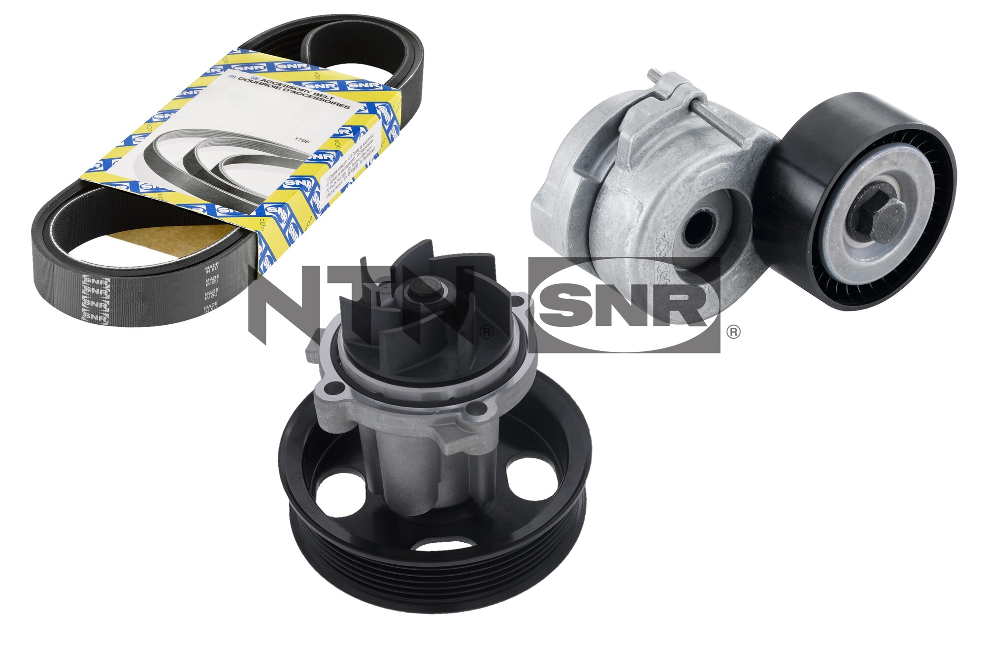 Water Pump + V-Ribbed Belt Kit (KAP853.110)