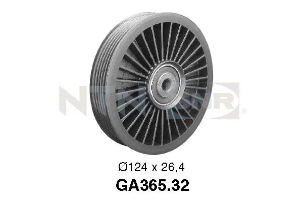Deflection/Guide Pulley, V-ribbed belt (GA365.32)