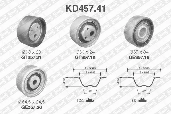 Timing Belt Kit (KD457.41)