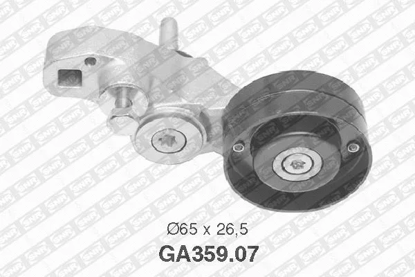 Tensioner Pulley, V-ribbed belt (GA359.07)
