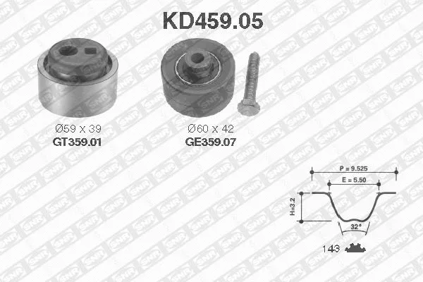 Timing Belt Kit (KD459.05)