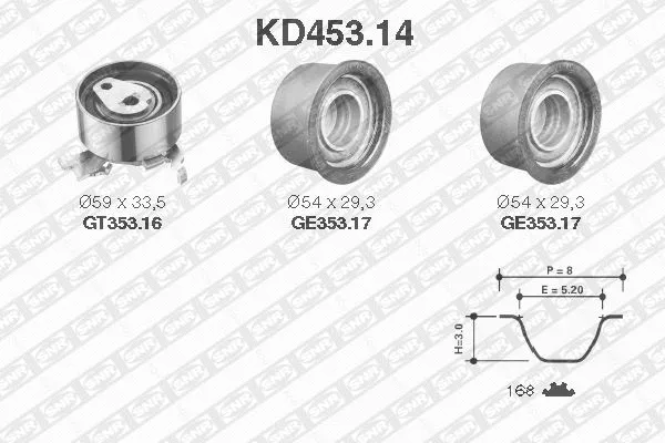 Timing Belt Kit (KD453.14)