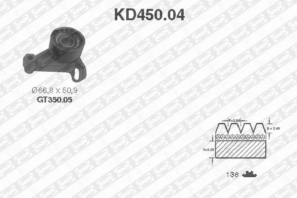 Timing Belt Kit (KD450.04)
