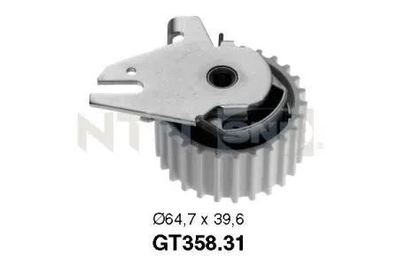 Tensioner Pulley, timing belt (GT358.31)