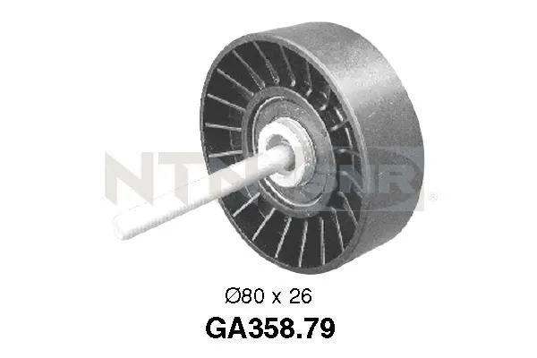 Deflection/Guide Pulley, V-ribbed belt (GA358.79)
