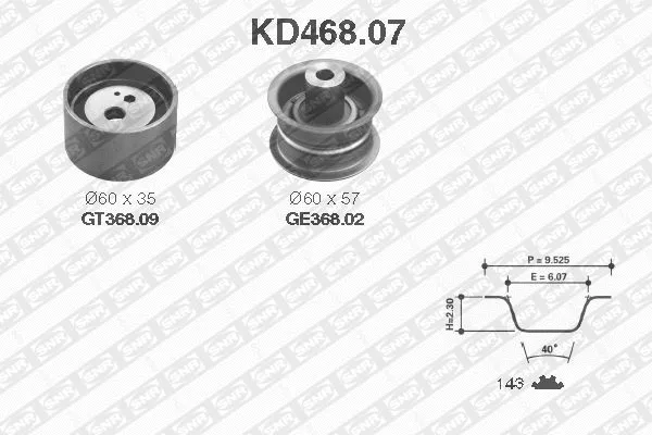Timing Belt Kit (KD468.07)