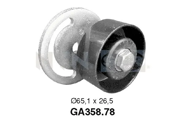 Tensioner Pulley, V-ribbed belt (GA358.78)
