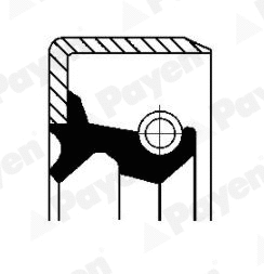 Shaft Seal, wheel hub (NJ132)