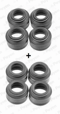 Seal Set, valve stem (HR757)