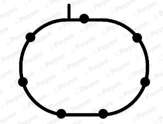 Gasket, intake manifold (JD5987)